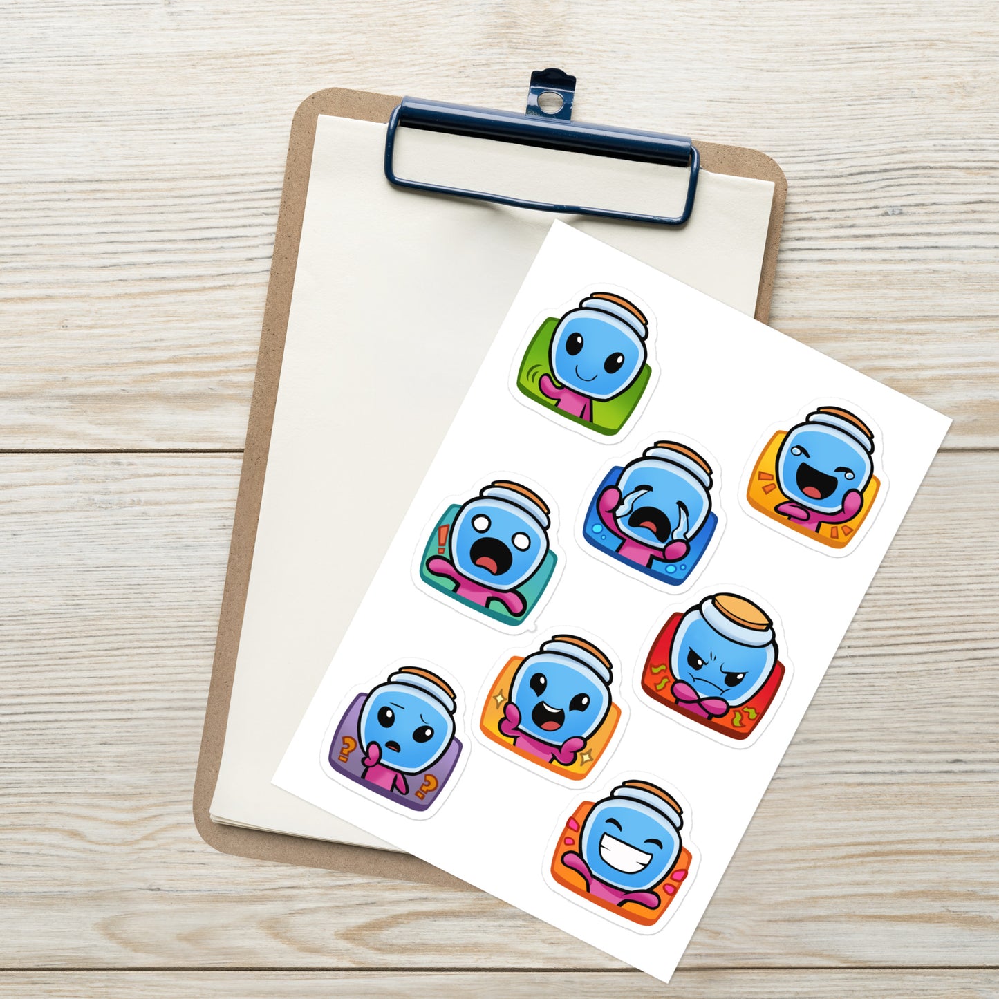 Boddle Emoji Sticker Sheet